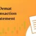 Demat Transaction Statement